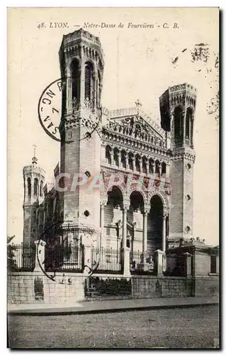 Cartes postales Lyon Notre Dame de Fourvieres