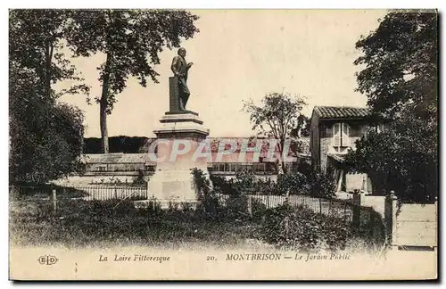 Ansichtskarte AK La Loire Fittoresque Montbrison Le Jardin Public