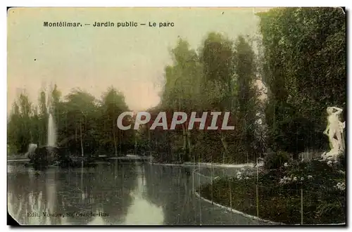 Cartes postales Montelimar Jardin public Le Parc