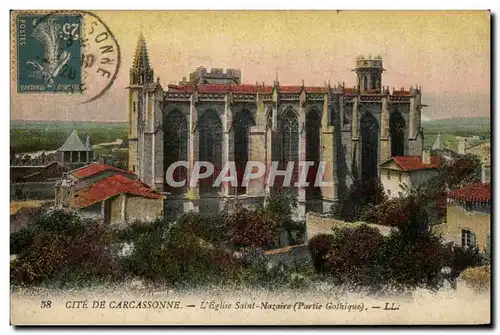 Cartes postales Cite De Carcassonne L&#39Eglise Saint Nazaire