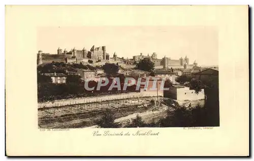Cartes postales Cite De Carcassonne Vue Generale du Nord Quest