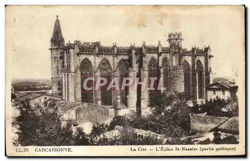 Cartes postales Cite De Carcassonne L&#39Eglise St Nazaire