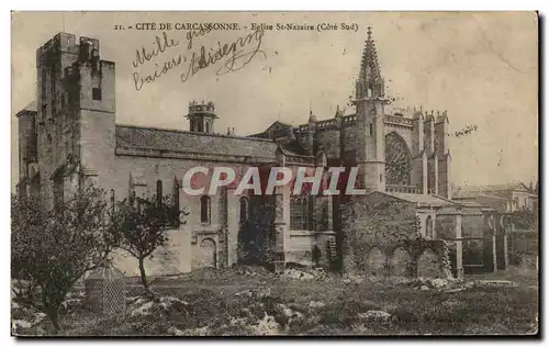 Cartes postales Cite De Carcassonne Eglise St Nazaire