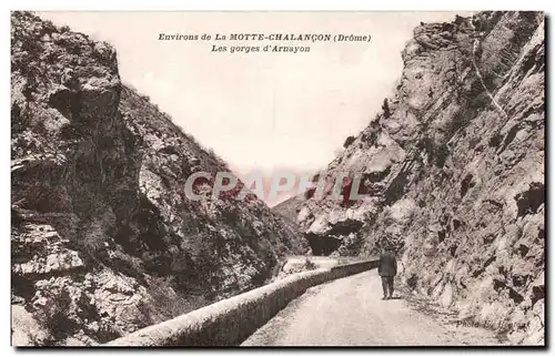 Cartes postales Environs de La Motte Chalancon Les gorges d&#39Arnayon