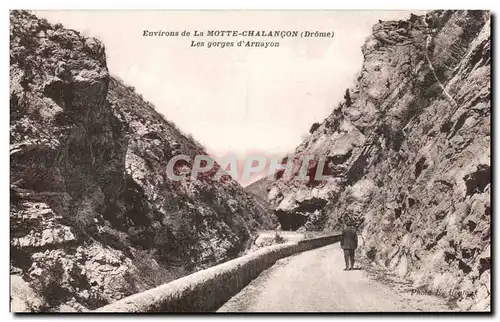Cartes postales Environs de La Motte Chalancon Les gorges d'Arnayon