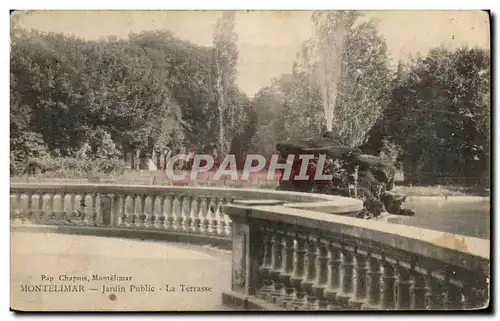 Ansichtskarte AK Montelimar Jardin Public La Terrasse