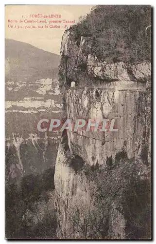 Cartes postales Foret de Lente Route de Combe Laval Premier Tunnel