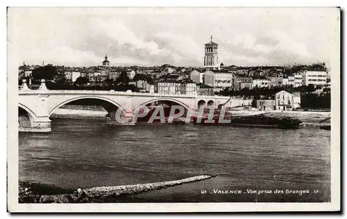 Cartes postales Valence Vue Prise des Granges