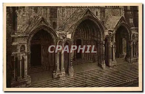 Ansichtskarte AK Cathedrale de Chartres Le Portail Nord