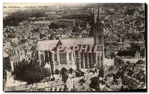 Ansichtskarte AK Cathedrale de Chartres Cote Nord