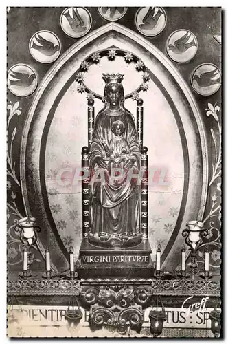Ansichtskarte AK Cathedrale de Chartres Statue de Notre Dame Sous Terre