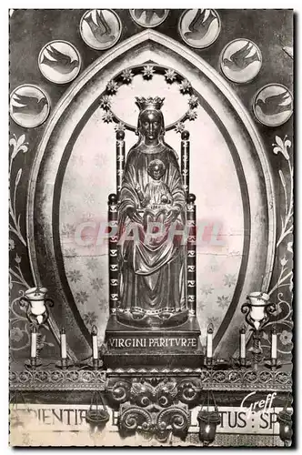 Cartes postales Cathedrale de Chartres Statue de Notre Dame Sous Terre