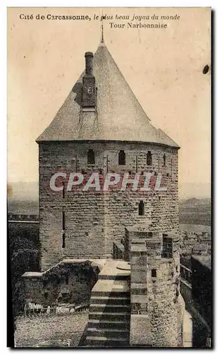 Cartes postales Cite De Carcassonne le plus beau joyau au monde Tour Narbonnaise