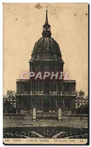 Cartes postales Paris L'Hotel Des Invalides
