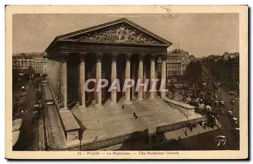 Cartes postales Paris La Madeleine