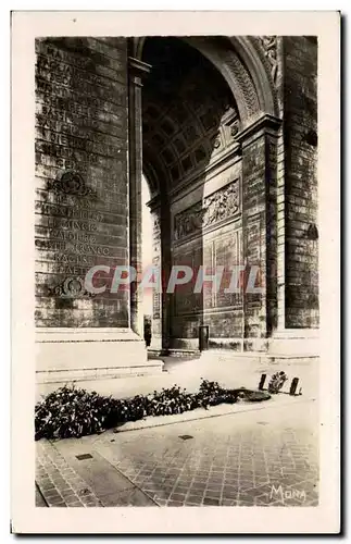 Cartes postales Les Petits Tableaux De Paris La Tombe Du Soldat inconnu Arc de Triomphe Militaria