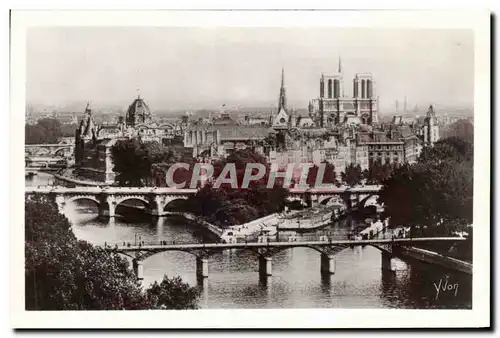 Ansichtskarte AK Paris En Flanant La Cite City Notre Dame