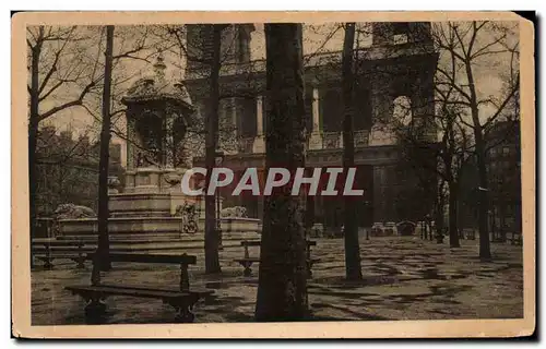 Cartes postales Paris La Place Saint Sulpice