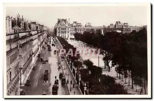 Cartes postales Paris En Flanant Rue De Rivoli Et Jardin Des Tuileries