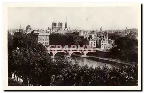 Ansichtskarte AK Paris En Flanant La Cite Et Le Pont Neuf