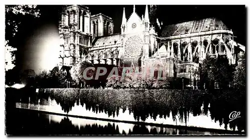 Cartes postales Paris Notre Dame Illuminee