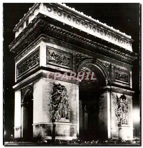 Cartes postales Paris L&#39Arc de Triomphe Illuminee