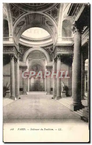 Cartes postales Paris Interieur deu Pantheon