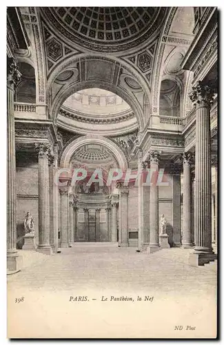 Cartes postales Paris Le Pantheon La Nef