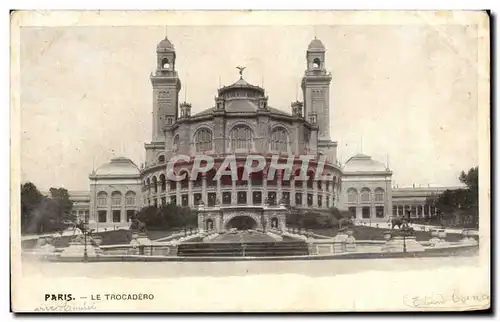 Cartes postales Paris Le Trocadero