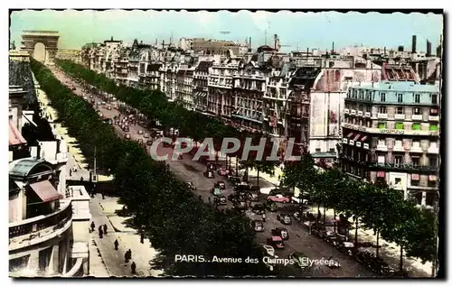 Cartes postales Paris Avenue Des Champs Elysees