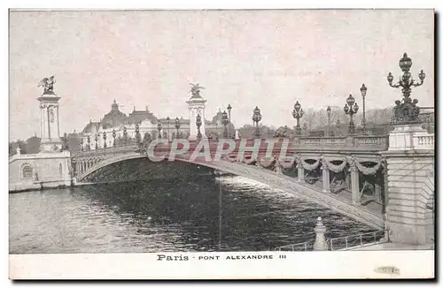 Cartes postales Paris Pont Alexandre III