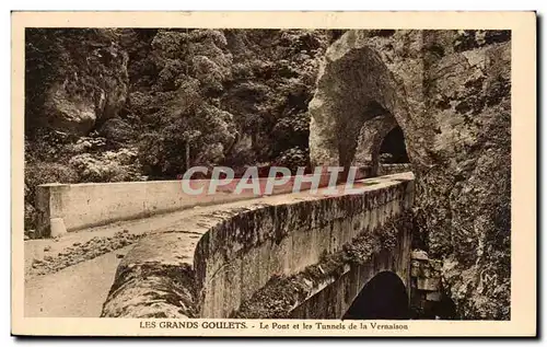 Cartes postales Les Grandes Goulets Le Pont Et Les Tunnels De La Vernaison