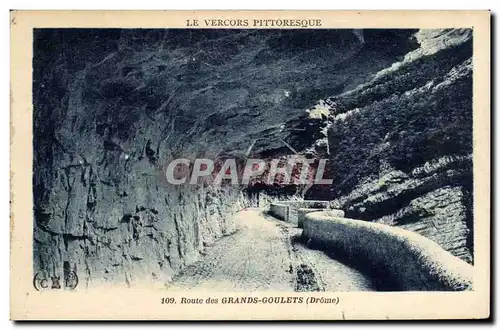 Ansichtskarte AK Le Vercors Pittoresque Route Des Grands Goulets