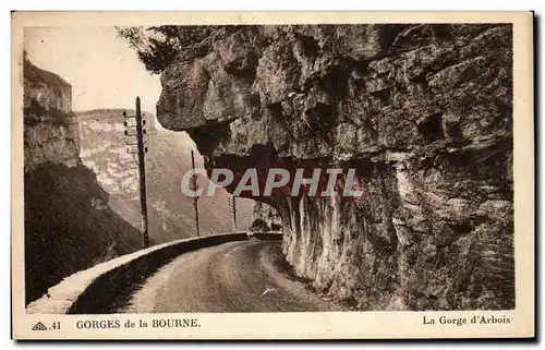 Cartes postales Gorges De la Bourne La Gorge d&#39Arbois