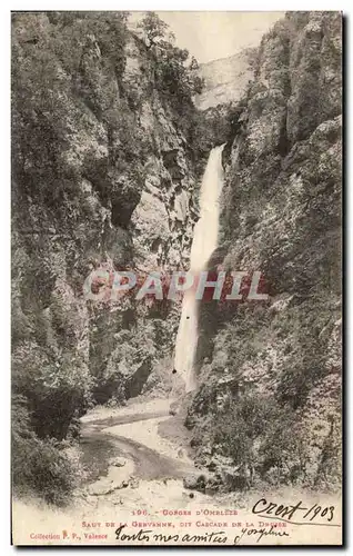 Cartes postales Gorges D&#39Ombleze Saut De La Gervanne Dit Cascade De La