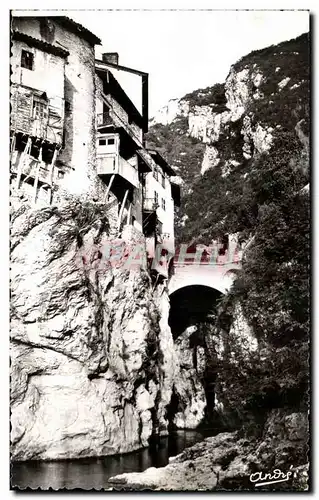 Ansichtskarte AK Les Belles alpes Francaises Le Vercors Pont En royans Le Pont Picard Et La Bourne