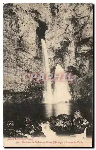 Ansichtskarte AK Environs De St Jean En Royans Sources Du Cholet