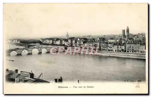 Cartes postales Macon Vue Sur La Saone