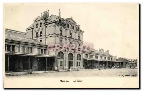 Ansichtskarte AK Macon La Gare