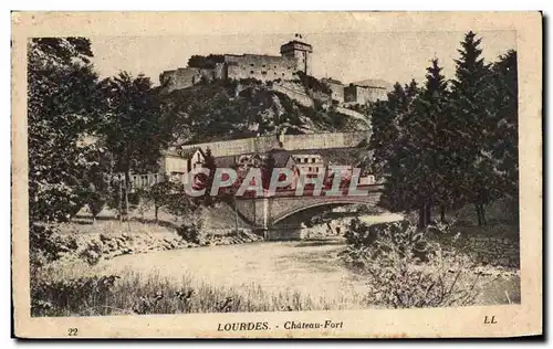 Cartes postales Lourdes Chateau Fort