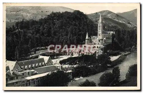 Cartes postales Lourdes La Basilique