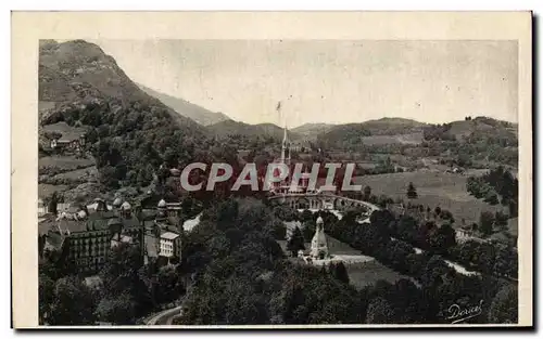 Cartes postales Lourdes Vue d&#39ensemble sur la Basilique