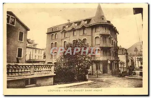 Ansichtskarte AK Lourdes Hotel chalet Saint Andre