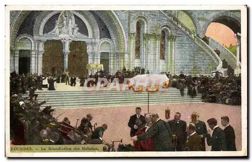 Cartes postales Lourdes La Benedication des Malades