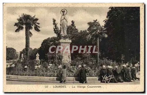 Cartes postales Lourdes La Vierge Couronnee