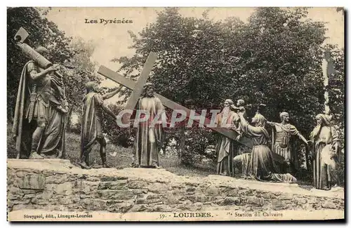 Cartes postales Lourdes Station du Calvaire