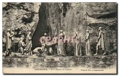 Cartes postales Lourdes Station du Calvaire