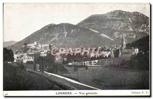 Cartes postales Lourdes Vue Generale