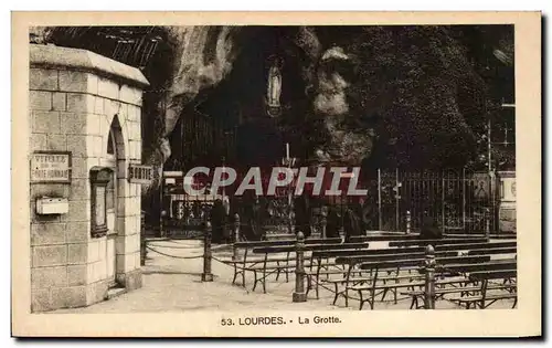 Cartes postales Lourdes La Grotte