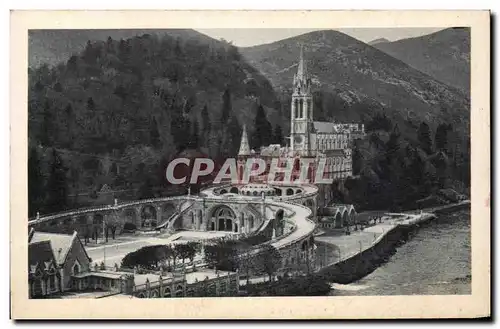 Ansichtskarte AK Lourdes Vue D&#39Ensemble Sur La Basillque